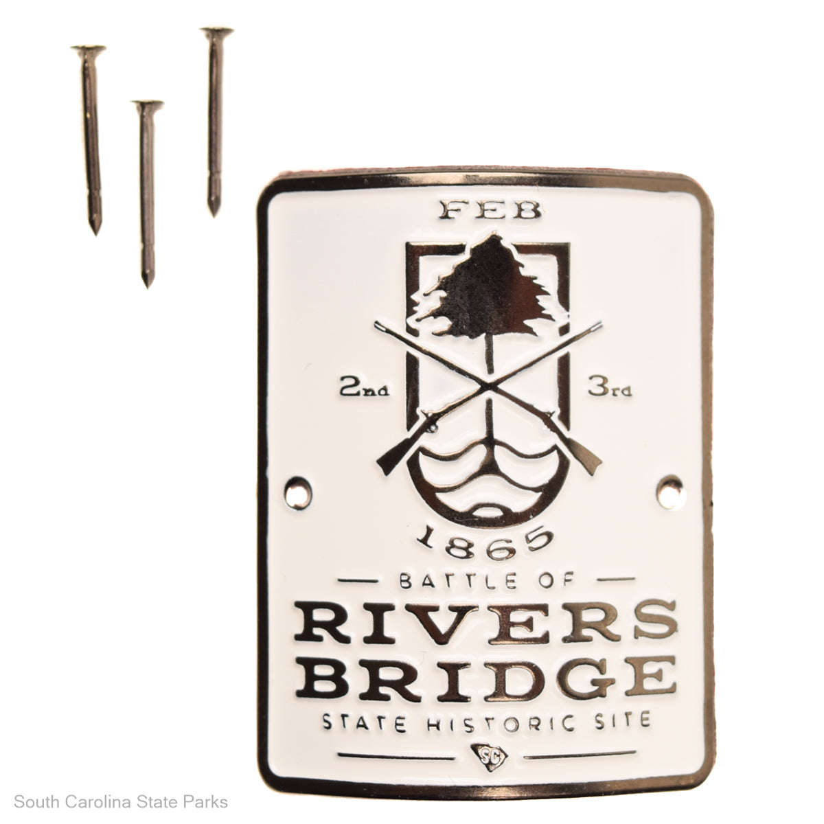 MEDALLION-RIVERS BRIDGE HS LOGO