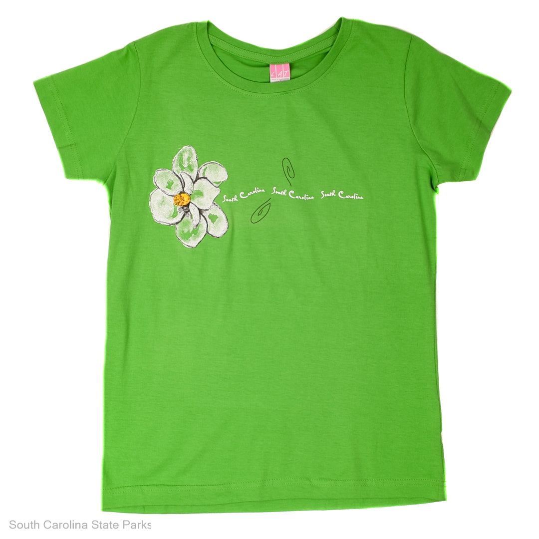 LADIES MAGNOLIA TEE SOUTH CAROLINA