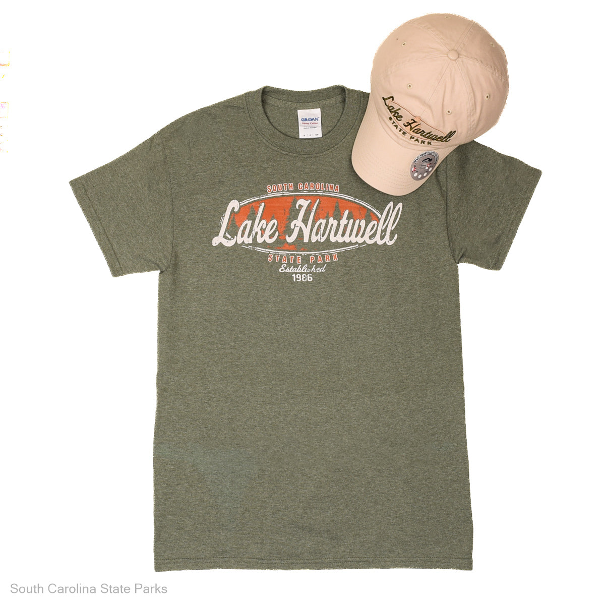 LAKE HARTWELL SP HAT/SHIRT COMBO EST 1986