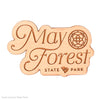 MAGNET WOODEN MAY FOREST LOGO