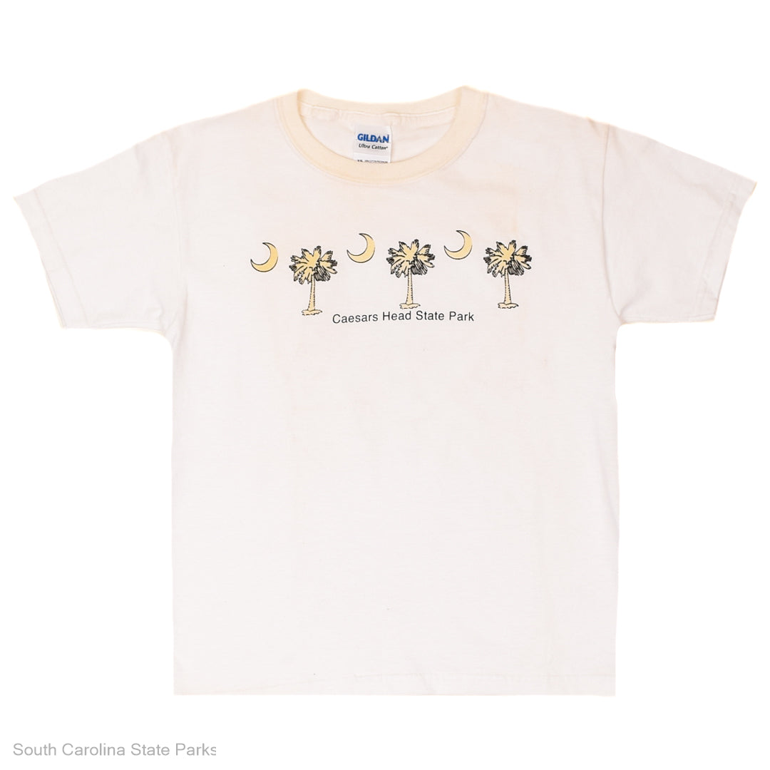 SHIRT YOUTH CAESARS HEAD PALM & MOON REPEAT