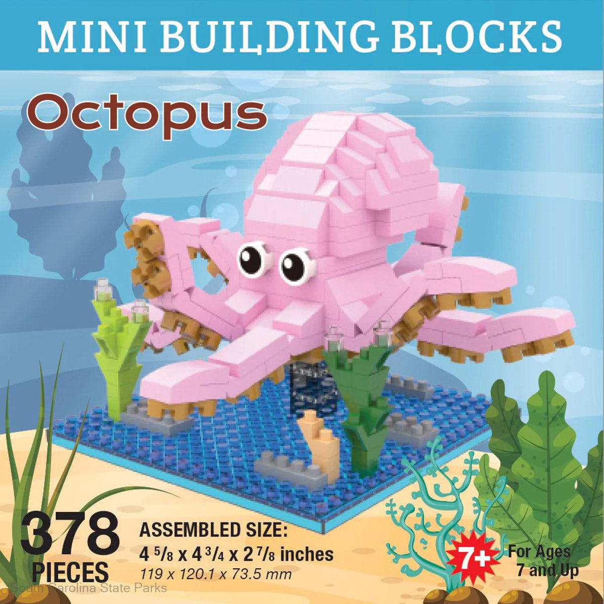 Small Octopus Build MINI OCTOPUS BUILDING BLOCKS - South Carolina State Park Web Store
