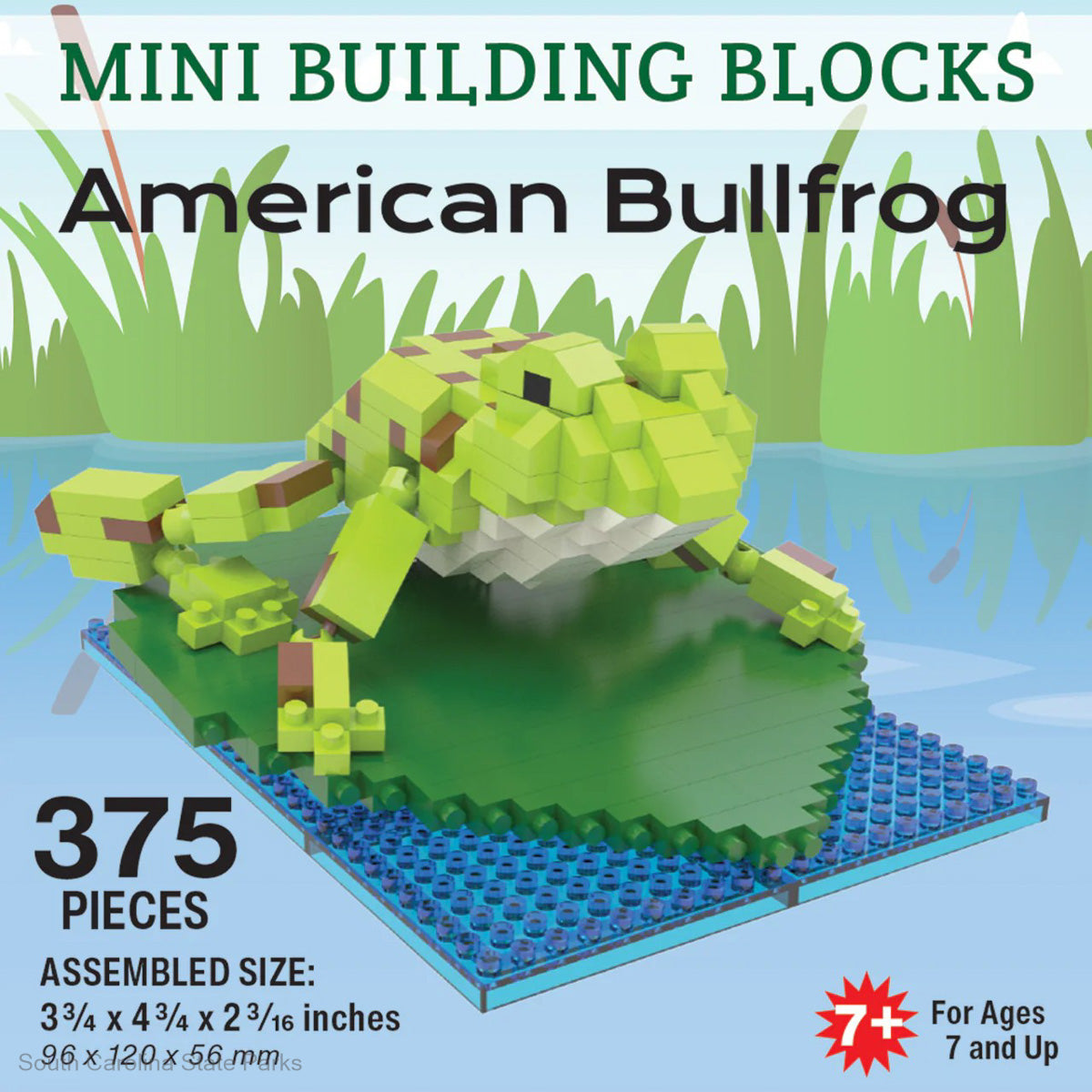 MINI AMERICAN BULLFROG BUILDING BLOCKS