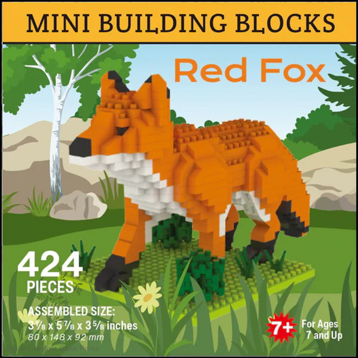MINI RED FOX BUILDING BLOCKS