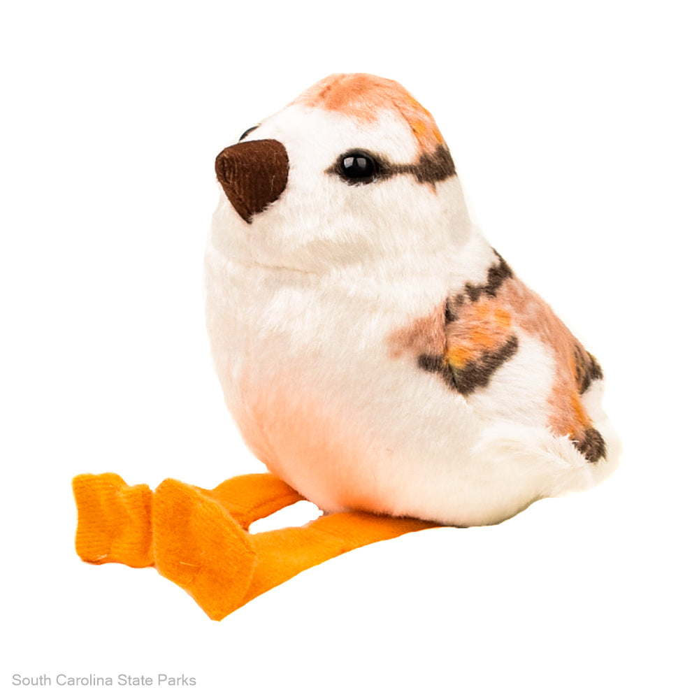 PLUSH PIPING PLOVER AUDUBON BIRD WITH SOUND