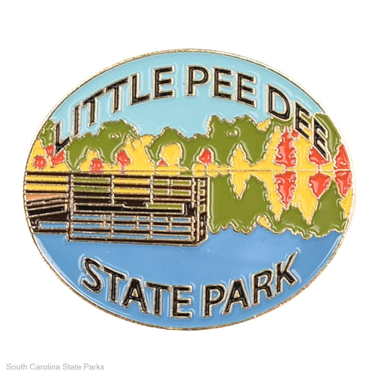 LAPEL PIN LITTLE PEE DEE STATE PARK PIER