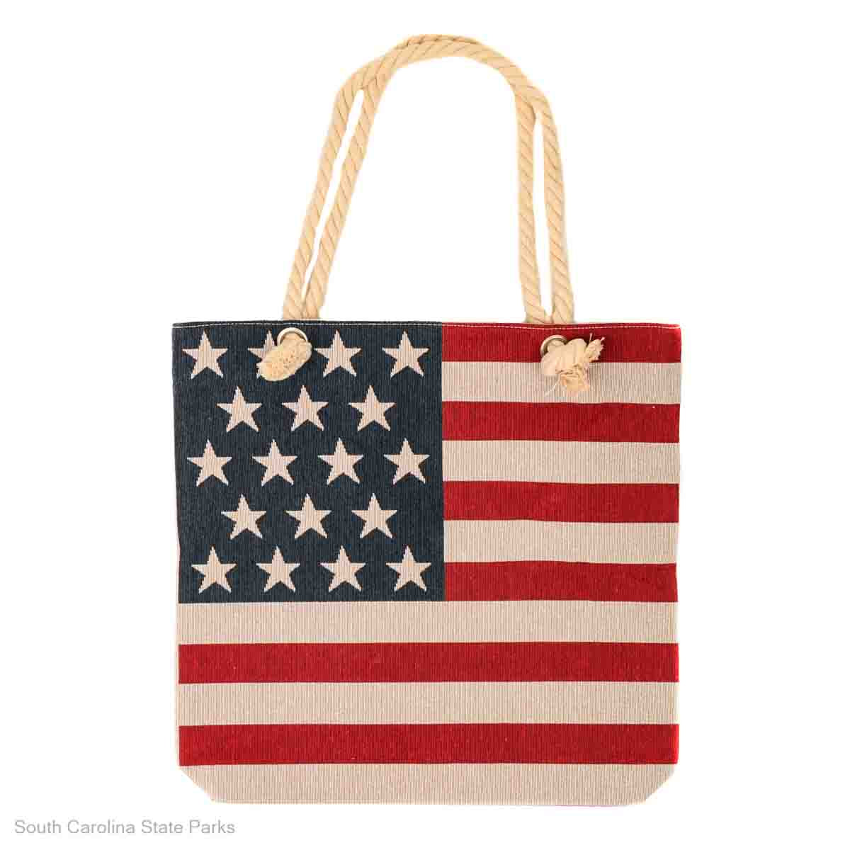 TOTE BAG AMERICAN FLAG