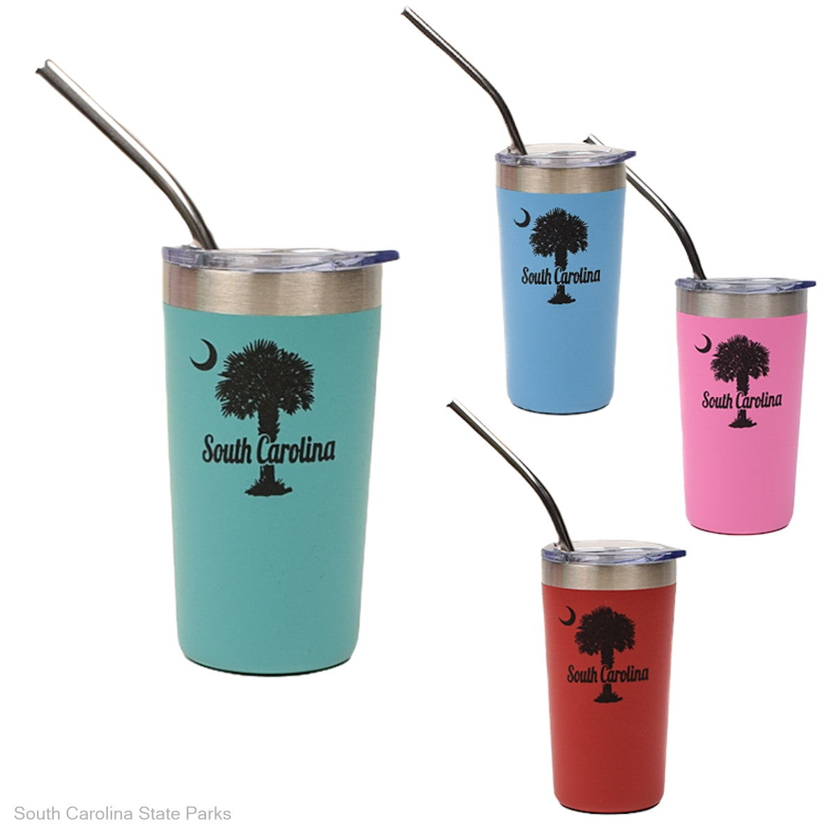 PALM & MOON SHOOTER WITH STRAW