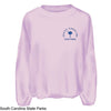 LADIES LONG SLEEVE CORDED CREW NECK TEE PALMETTO & MOON SC STATE PARKS