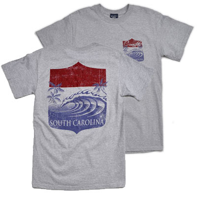 Water Shield Costal South Carolina T-Shirt - ADI00838