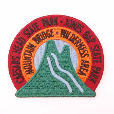 Mountain Bridge Wilderness Area Iron-On-Patch - CAEI00247