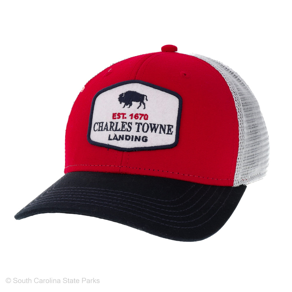 Charles Towne Landing Bison Hex Patch Hat