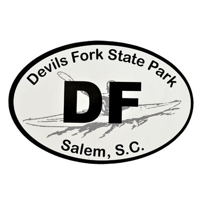 Devil Fork Euro Oval Sticker Kayak - DFSI00520