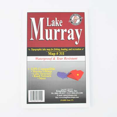 Topographic Map of Lake Murray - DIOI00207