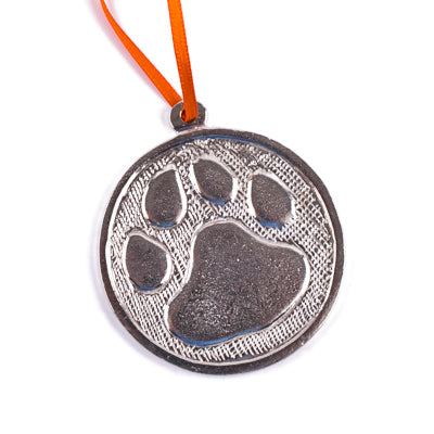Pewter Tiger Paw Ornament - GM01341
