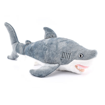 15" Stuffed Animal Great White Shark - HBI02516