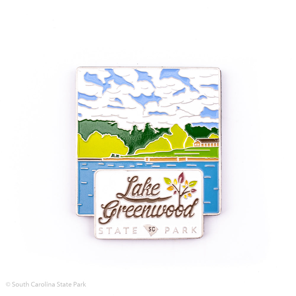 Lake Greenwood Metal Logo Magnet - ADI01803 - South Carolina State Park Web  Store