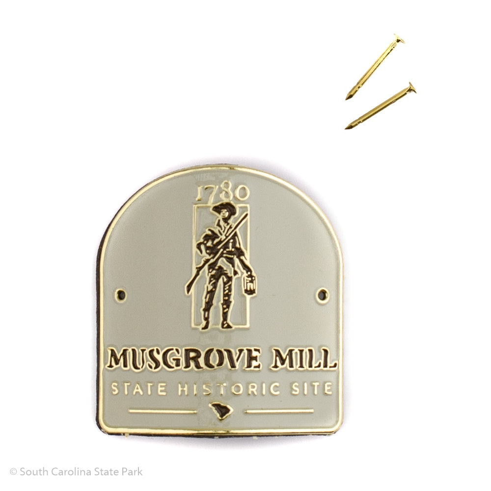 Battle of Musgrove Mill Hiking Stick Medallion - MMII00123