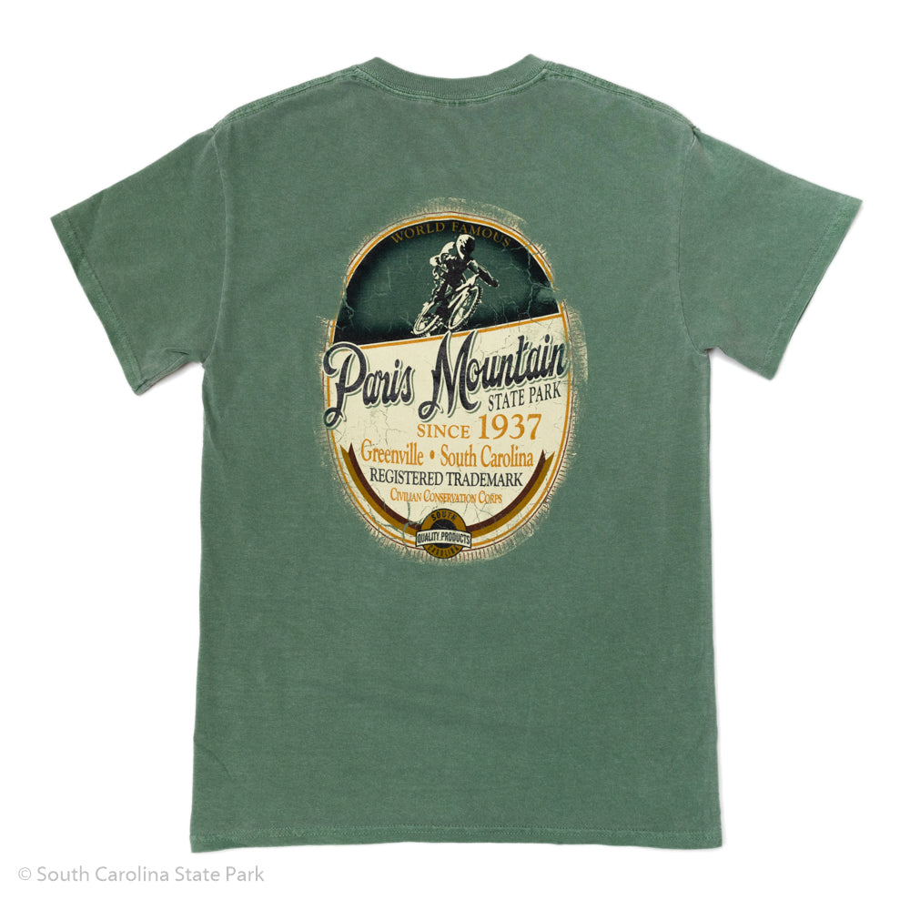 Men's Paris Mountain Hiking & Biking Since 1937 T-Shirt - ADI00732